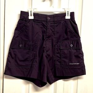 Sportif Dark Purple Adjustable Waist Cargo Shorts Boys Child Size 6X